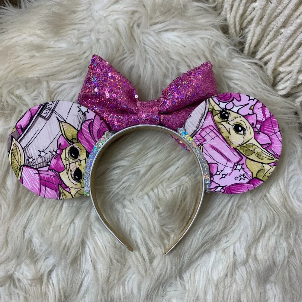 Handmade Star Wars Baby Grogu Mouse Ears